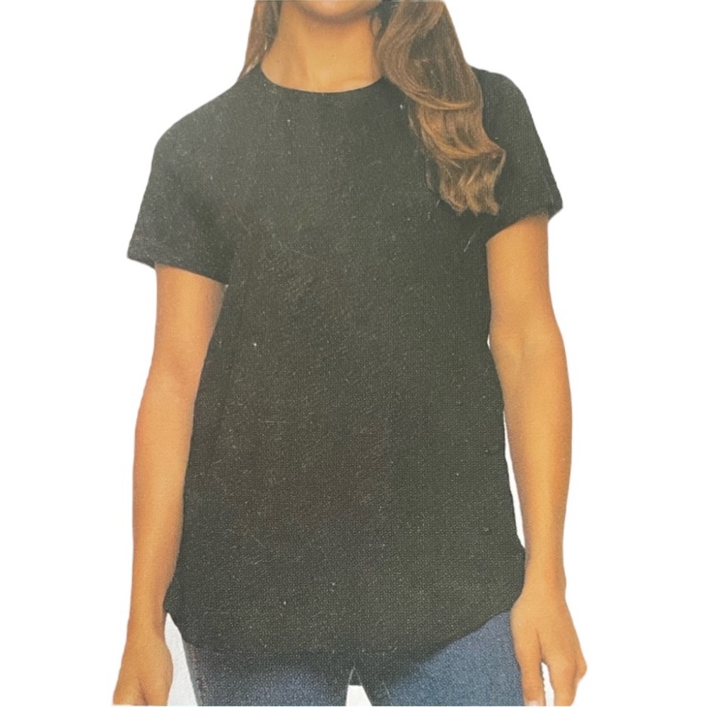 Black Bow - Women’s Crew Slub Sleeve T-Shirt